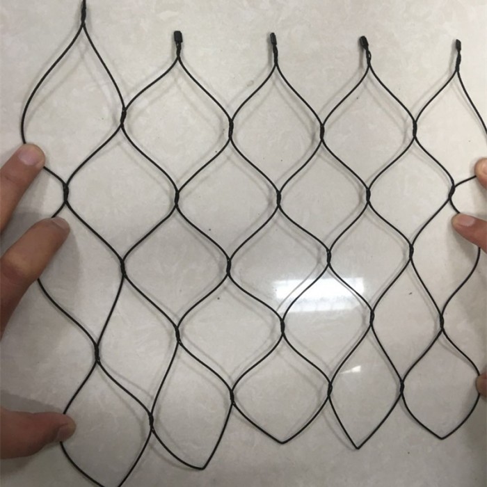 Black Oxide Stainless Steel Cable Net
