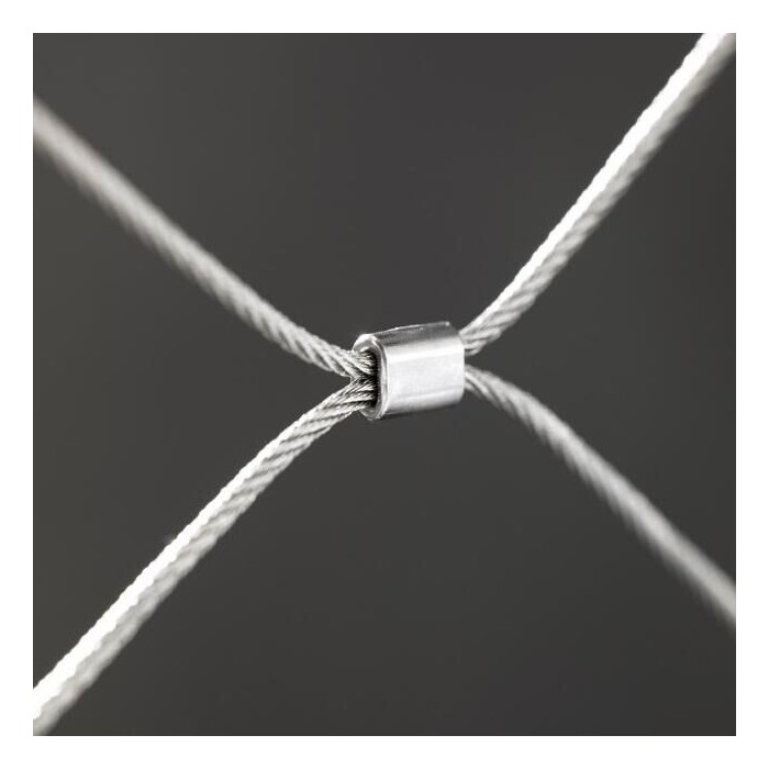 Flexible Stainless Steel Wire Rope Mesh Ferrule Type