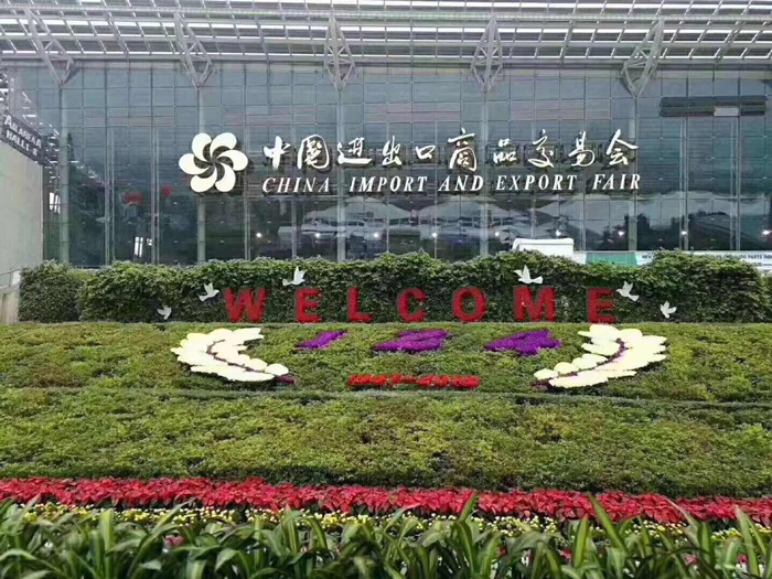 SF wire mesh company booth in canton fair welcome to 124th canton fair