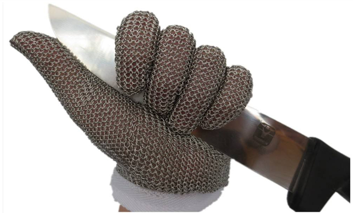 316 Stainless Steel Cut-Resistant Gloves stainless steel 5 finger cut resistant gloves