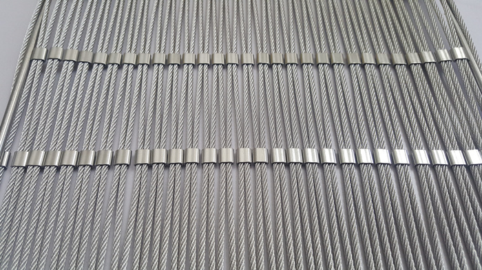 stainless steel ferrule mesh panel stainless steel Stainless Steel Cable Mesh for Balustrade In-fill
