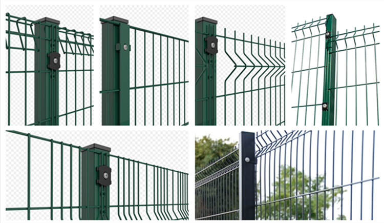 galvanised and powder coated mesh fencing panel wire mesh fencing solution