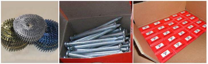 Finish Nails and Coil Nails Finish Nails and Coil Nails package