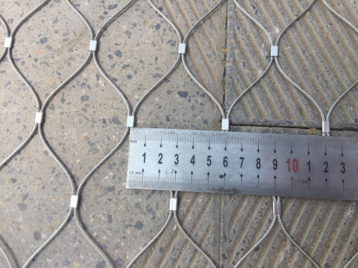 stainless steel bridge ferrule rope mesh stainless steel ferrule cable net used for bridge balustrade mesh