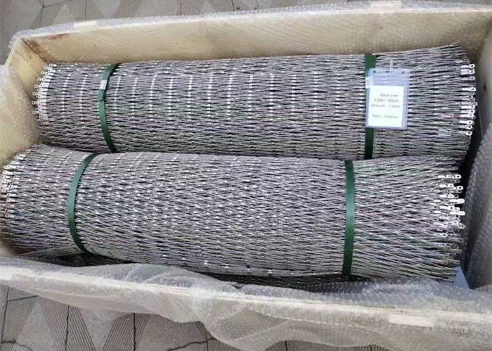 stainless steel ferrule mesh packing stainless steel ferrule cable mesh