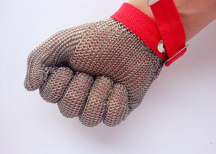 safety gloves Stainless Steel Metal Mesh Gloves