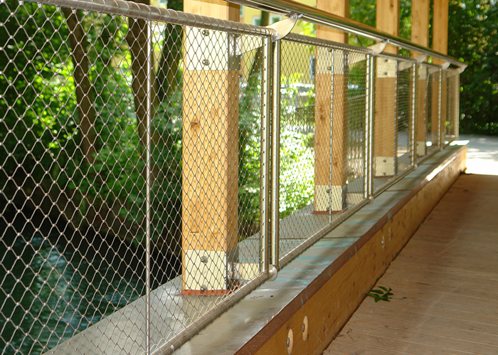 stainless railing wire rope mesh X-Tend stainless steel balustrade cable mesh