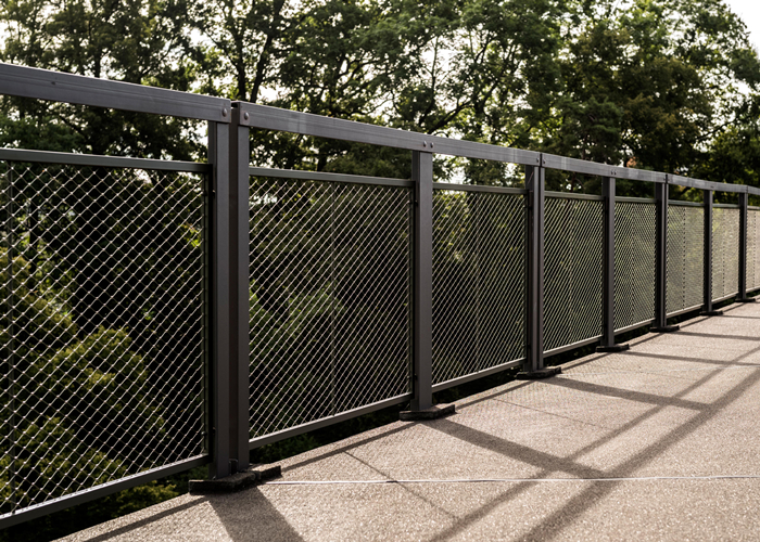 Stainless steel wire rope balustrade mesh Inox Architectural Flexible Cable Mesh